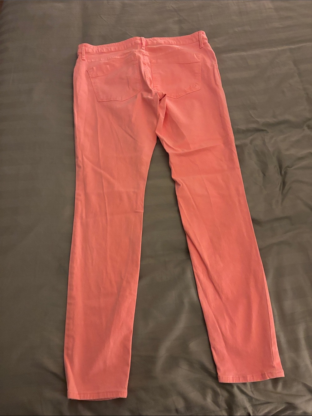 Express Coral Skinny Jeans - Picture 2 of 5
